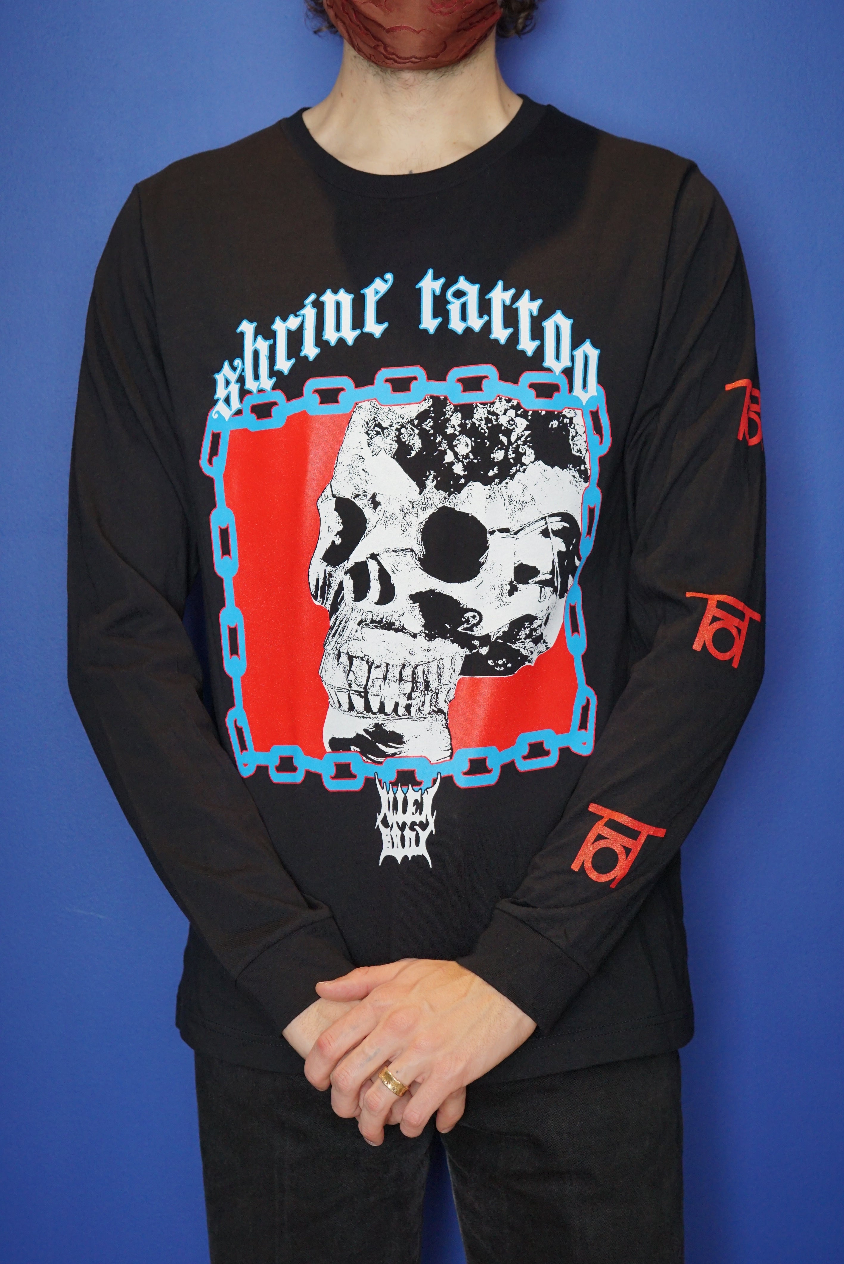 ALIEN BODY x SHRINE LONG SLEEVE SHRINE SHIRT